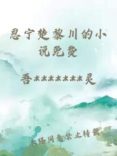 恩宁楚黎川的小说免费