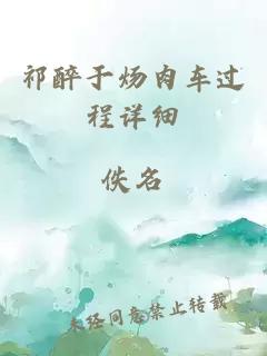 祁醉于炀肉车过程详细